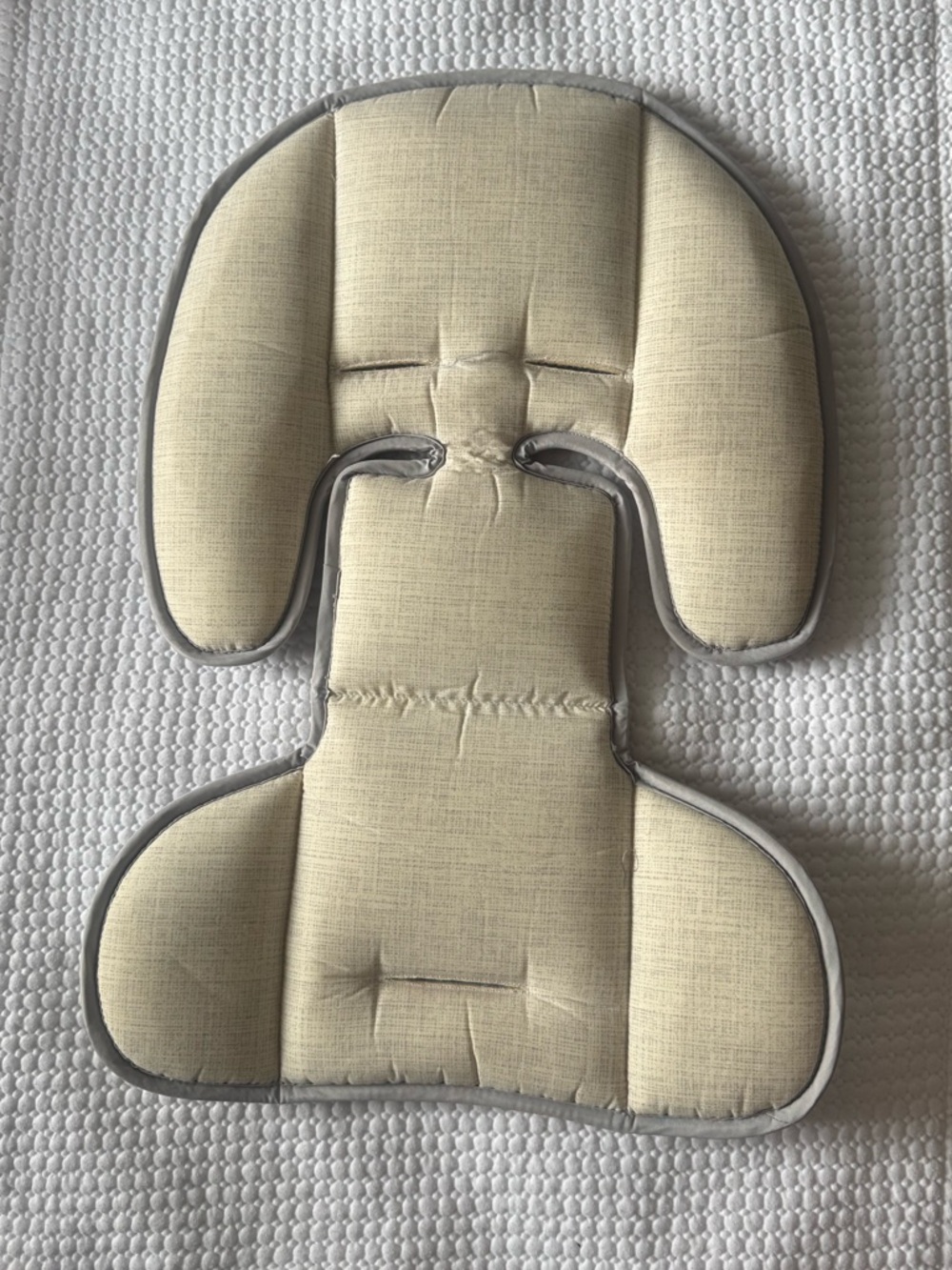 Neutral Beige Infant Head and Body Support Insert